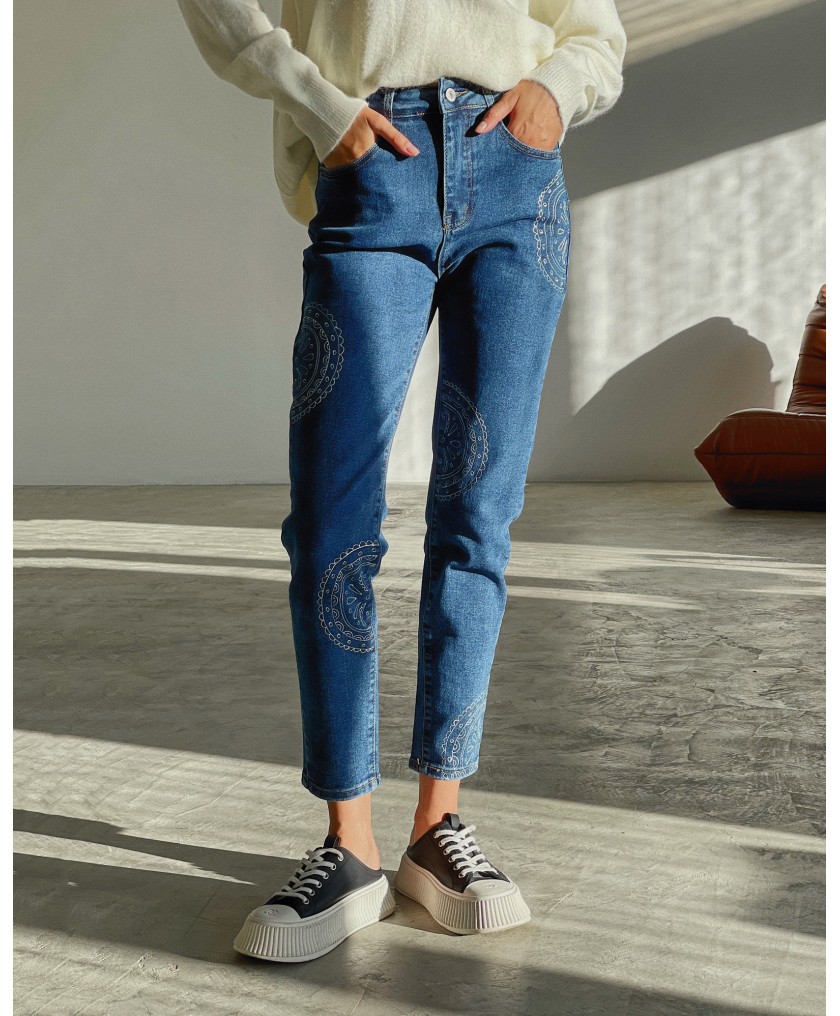 MOM'S джинсы с декором