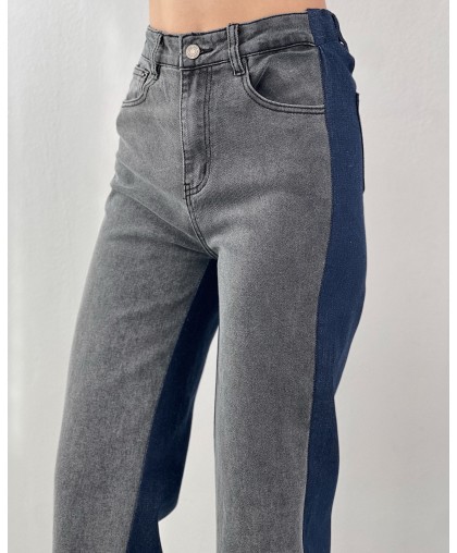 Комбинированные джинсы 